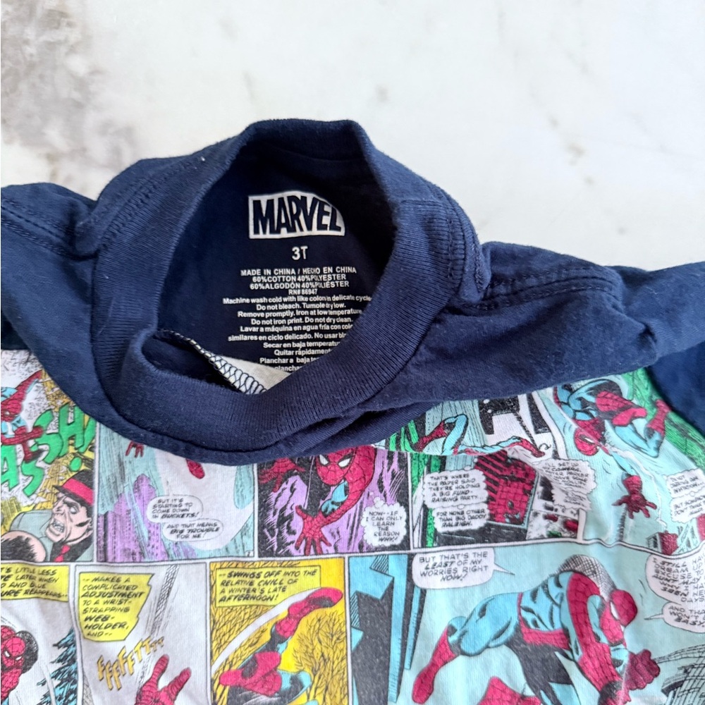 Marvel Spider-Man Comic Print T-Shirt - Picture 10 of 11
